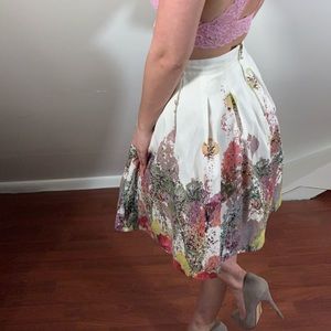 Beulah floral skirt